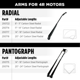 4R1.12.L110D -  Left Hand Park - One and a half inch (1.5") shaft, 12V