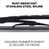 Autotex Marine Stainless Steel Wiper Blade